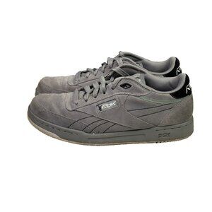 Reebok RBK DGK Skate Shoes Mens 8 Gray Suede Athletic Sneakers Skater Grunge